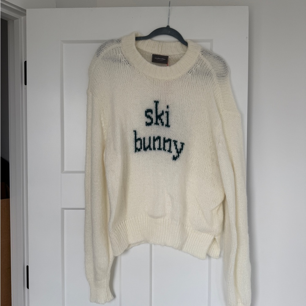 Wooden Ships Cream 'Ski Bunny' Sweater